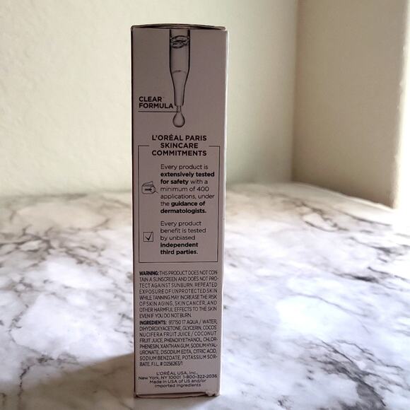 L'Oreal Sublime Bronze Self Tanning Facial Drops Hyaluronic Acid 1.0 Fl Oz - Picture 7 of 9